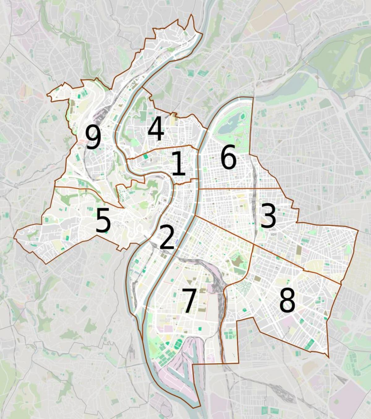 карта Лион Лион