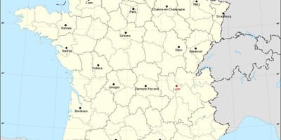 Лион на картата