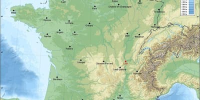 Карта Лион географски