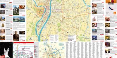 Лион туристически информационни картата